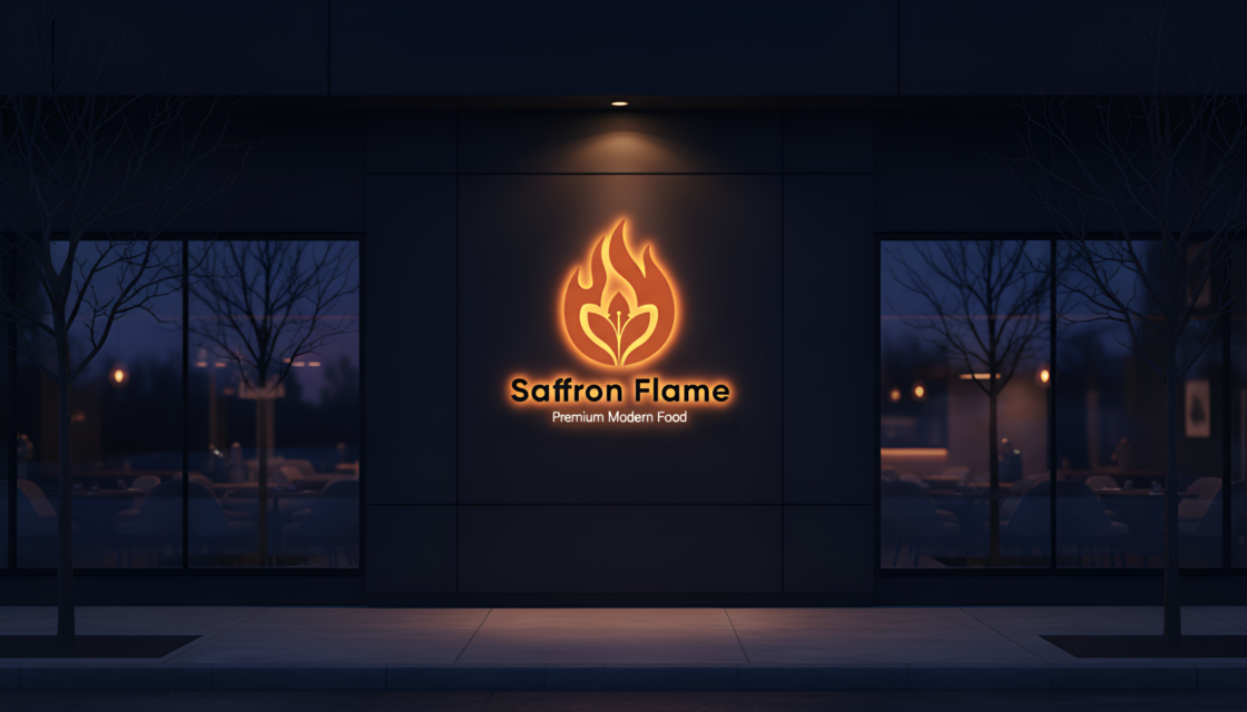 Saffron Flame Identity​